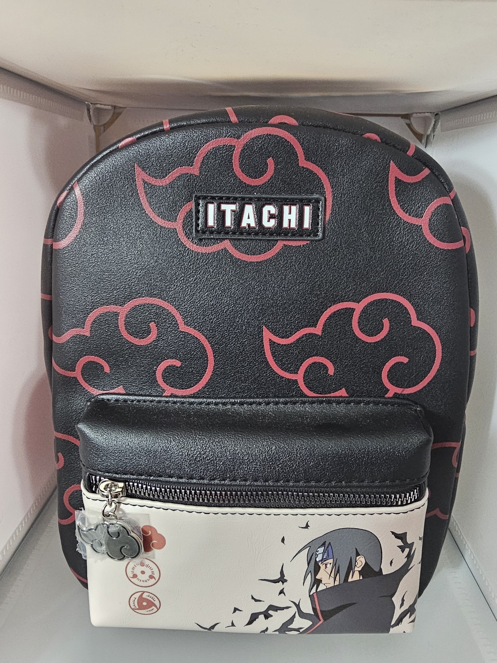 Bioworld Black and Red Itachi Mini Backpack